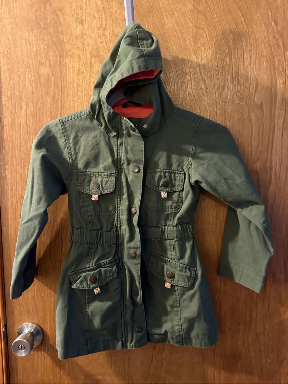 Cat & Jack Girls Olive Jacket XS 4-5